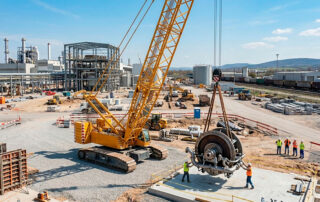 Lloguer de Grues per a Maquinària Pesant