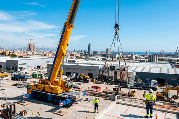 Industrial Crane Service at Rubí